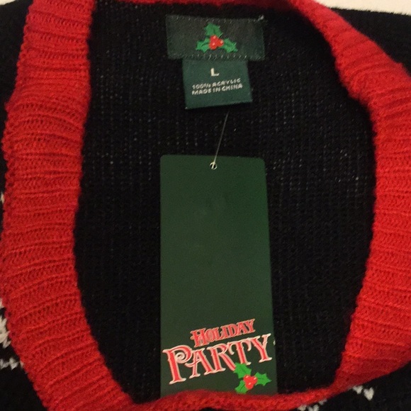 Holiday Party Sweater Single & Ready to Jingle - Picture 4 of 4